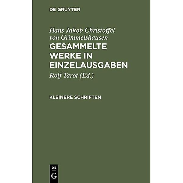 Kleinere Schriften