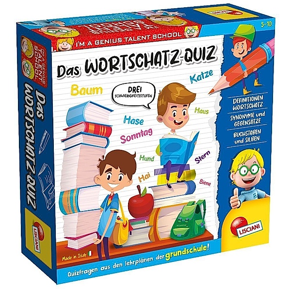 LiscianiGiochi Kleines Genie Talent School - Das Wortschatz-Quiz