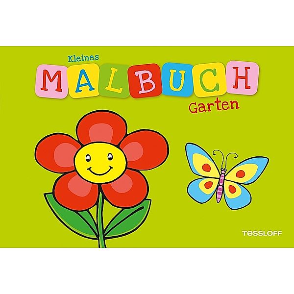 Kleines Malbuch Garten