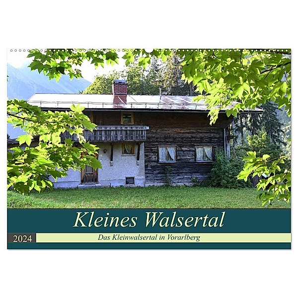Kleines Walsertal - Das Kleinwalsertal in Vorarlberg (Wandkalender 2024 DIN A2 quer), CALVENDO Monatskalender, Flori0