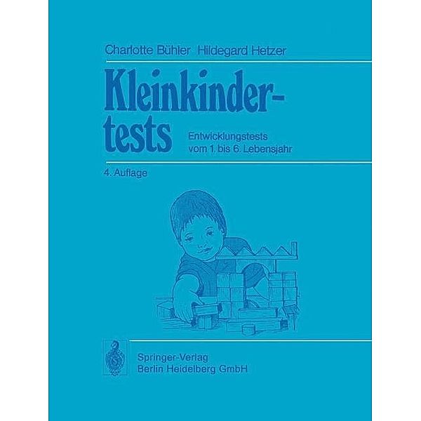 Kleinkindertests, C. Bühler, H. Hetzer