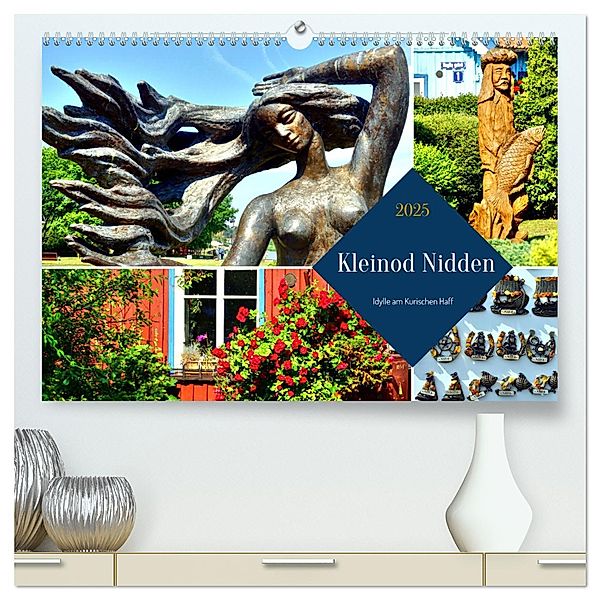 Kleinod Nidden - Idylle am Kurischen Haff (hochwertiger Premium Wandkalender 2025 DIN A2 quer), Kunstdruck in Hochglanz, Calvendo, Henning von Löwis of Menar