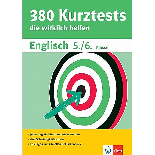 Klett 380 Kurztests Englisch 5./6. Klasse / 380 Kurztests, Alexander Peter Saccaro