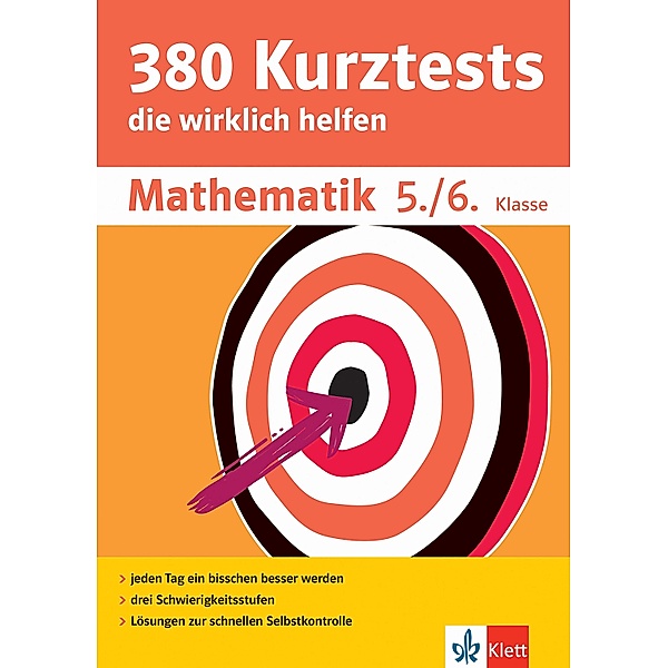 Klett 380 Kurztests Mathematik 5./6. Klasse / 380 Kurztests, Monika Albrecht