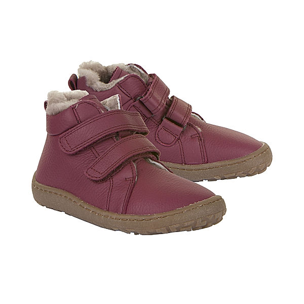 froddo® Klett-Boots BAREFOOT WINTER in bordeaux