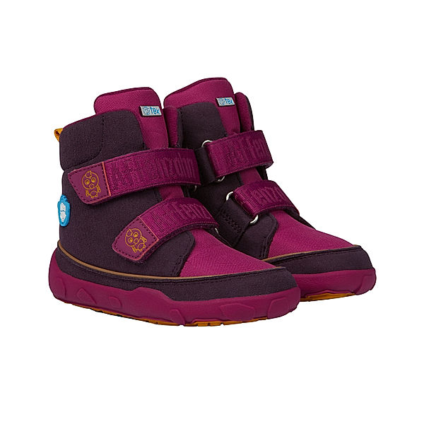 Affenzahn Klett-Boots COMFY JUMP VOGEL in beere