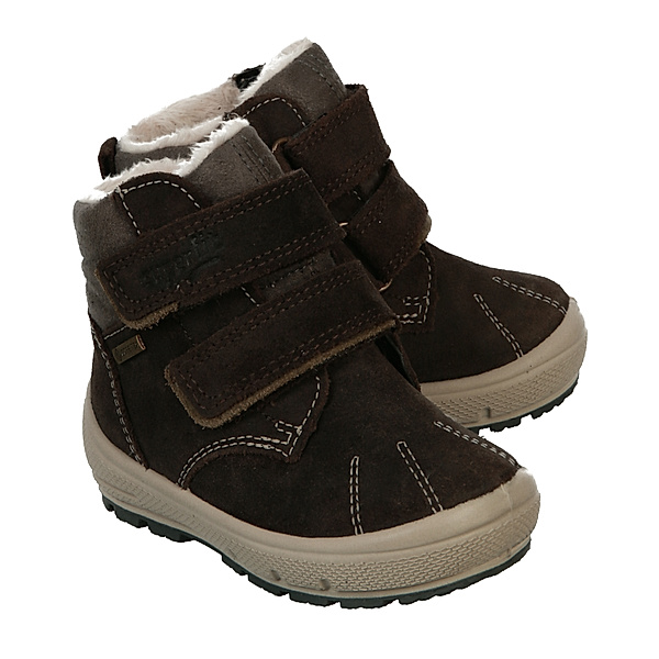Superfit Klett-Boots GROOVY in braun/grau