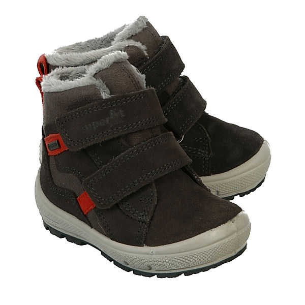 Superfit Klett-Boots GROOVY in grau/rot