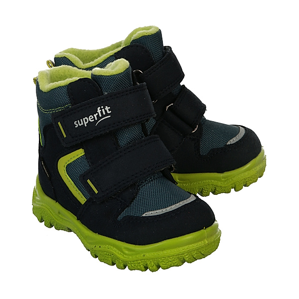 Superfit Klett-Boots HUSKY1 in blau/grün