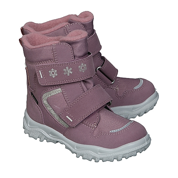 Superfit Klett-Boots HUSKY1 in lila/rosa