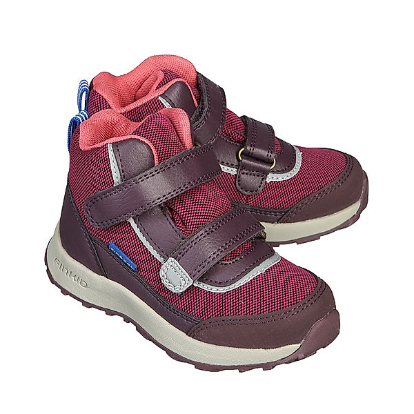 finkid Klett-Boots KULKU in beet red/eggplant