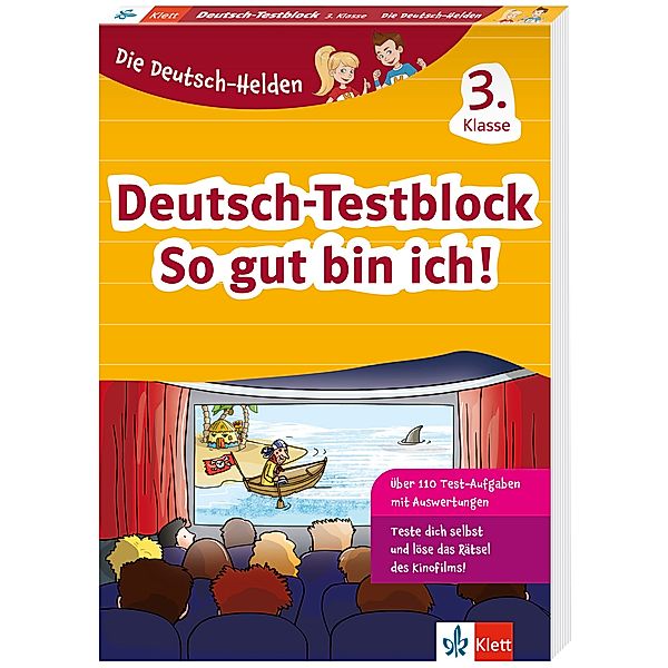 Klett Die Deutsch-Helden: Deutsch-Testblock So gut bin ich! 3. Klasse