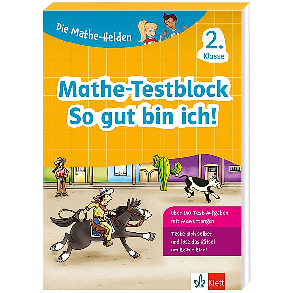 Klett Die Mathe-Helden: Mathe-Testblock So gut bin ich! 2. Klasse