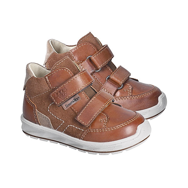 PEPINO Klett-Halbschuh ZACK in cognac/kastanie