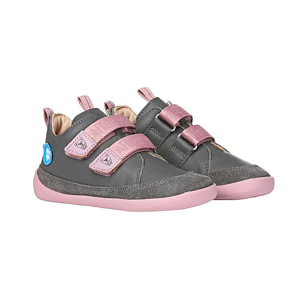 Affenzahn Klett-Halbschuhe BUDDY KOALA in grau/rosa