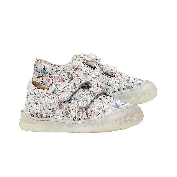 Naturino Klett-Halbschuhe GABBY VL FLOWERY in weiss