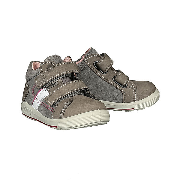 PEPINO Klett-Halbschuhe LAIF in graphit/pink