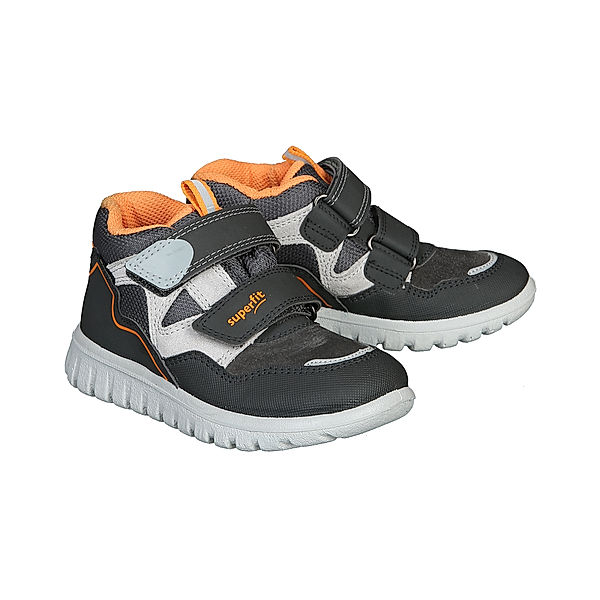 Superfit Klett-Halbschuhe SPORT7 MINI in grau/orange