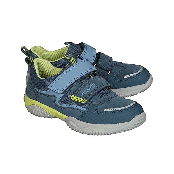 Superfit Klett-Halbschuhe STORM TWO-TONE in blau/hellgrün