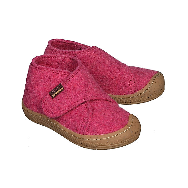 froddo® Klett-Hausschuh MINNI WOOLY in fuxia