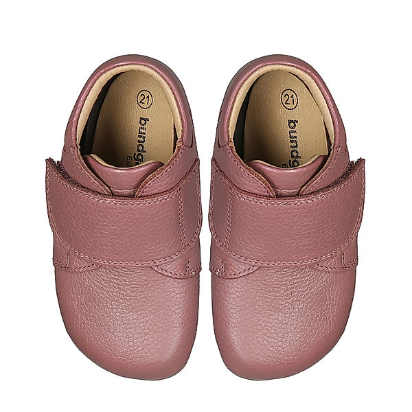 Bundgaard Klett-Krabbelschuhe TANNU in dark rose