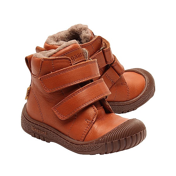 bisgaard Klett-Lauflernbooties EVON TEX gefüttert in cognac