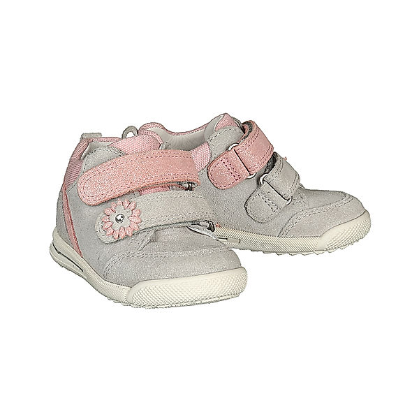 Superfit Klett-Lauflernschuhe AVRILE MINI in grau/rosa