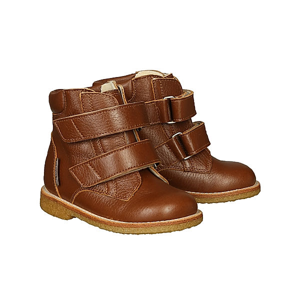 ANGULUS Klett-Lederboots BASIC TEX-BOOT gefüttert in cognac basic