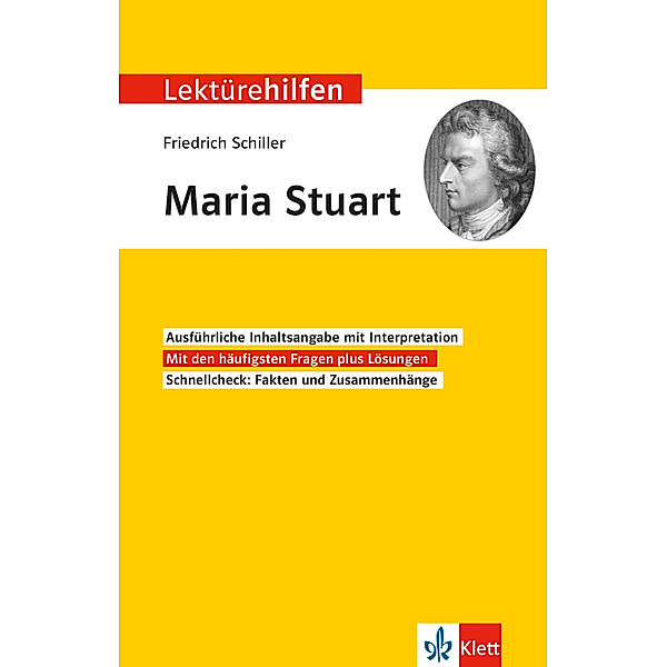 Klett Lektürehilfen Friedrich Schiller, Maria Stuart, Hansjürgen Popp