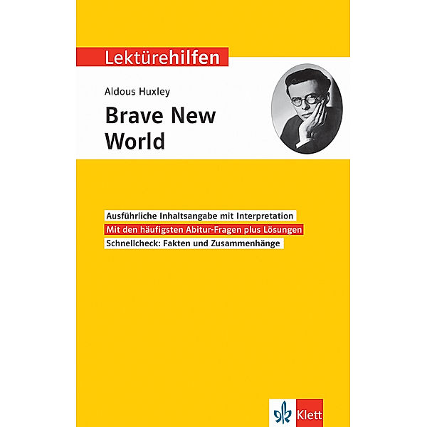 Klett Lektürehilfen / Klett Lektürehilfen Aldous Huxley 'Brave New World'