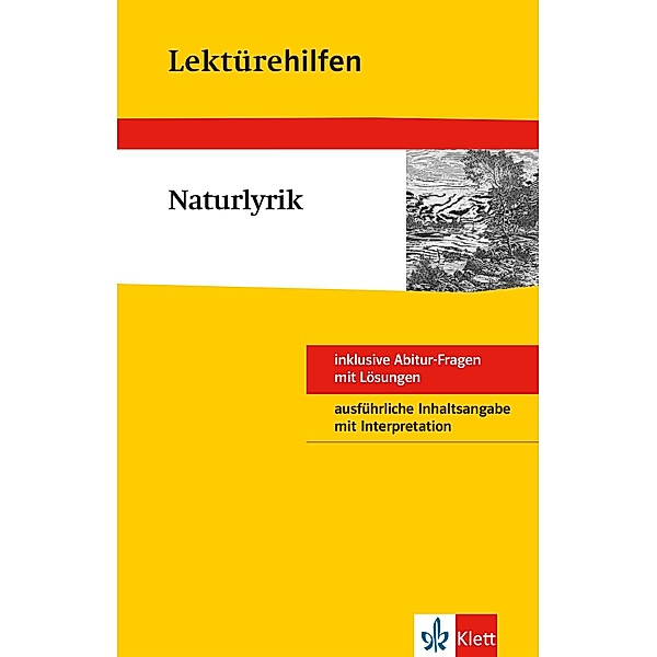 Klett Lektürehilfen - Naturlyrik / Klett Lektürehilfen Bd.8, Günter Krause