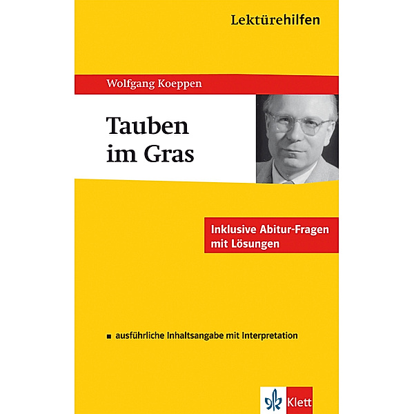 Klett Lektürehilfen Wolfgang Koeppen, Tauben im Gras, Hans-Peter Reisner