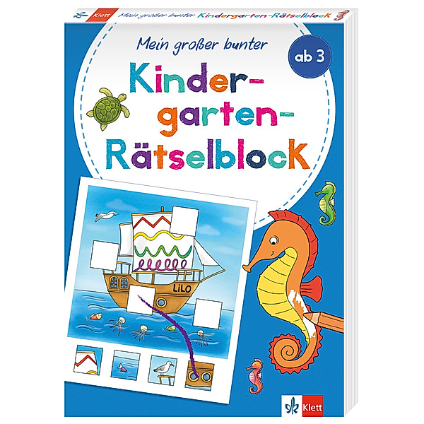 Klett Mein grosser bunter Kindergarten-Rätselblock