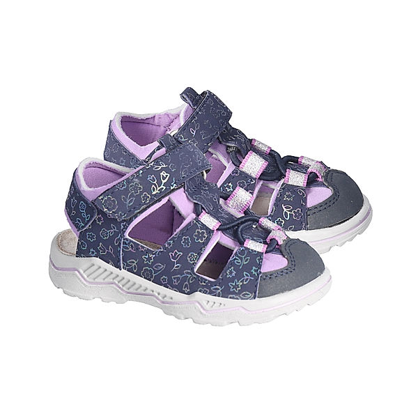 PEPINO Klett-Sandale GERY BLUMEN in nautic/blueberry