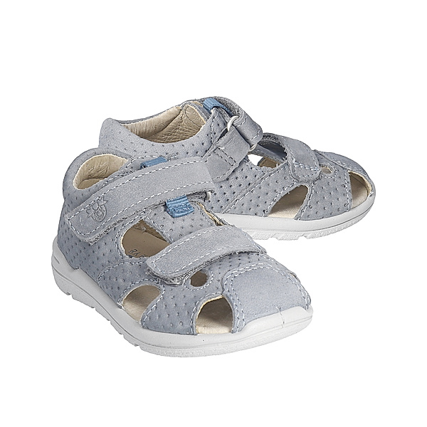 PEPINO Klett-Sandale KASI mit Zehenschutz in calcite