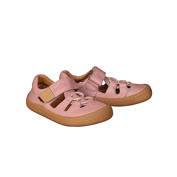 froddo® Klett-Sandalen BAREFOOT mit Zehenschutz in rosa