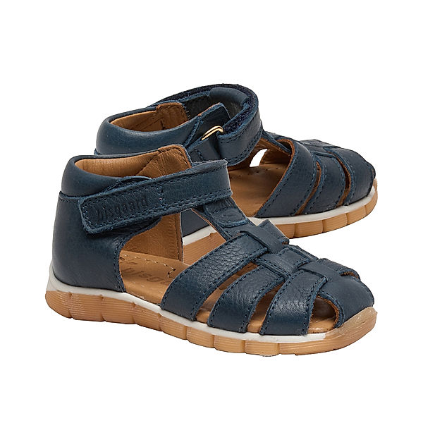 bisgaard Klett-Sandalen BILLIE mit Zehenschutz in deep