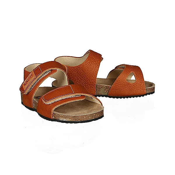 Kavat Klett-Sandalen BOMHUS in cognac-braun