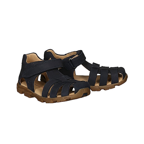 elefanten Klett-Sandalen FISHER FIDO mit Zehenschutz in dunkelblau