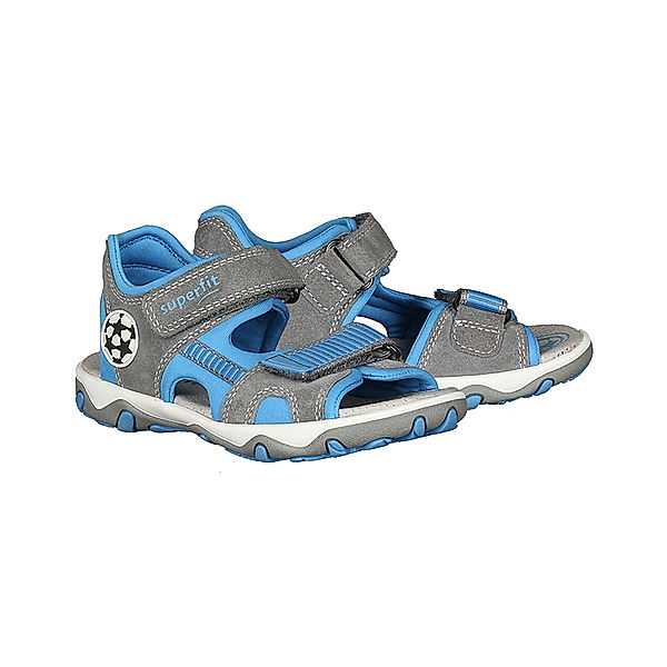 Superfit Klett-Sandalen MIKE 3.0 SOCCER in grau/blau