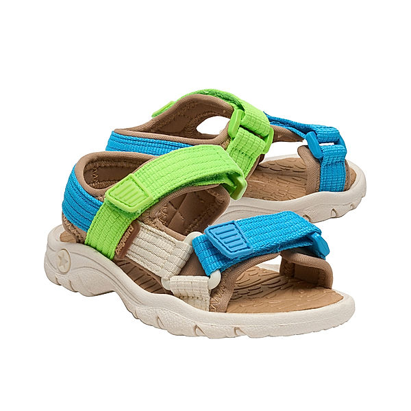 bisgaard Klett-Sandalen NICO in bright blue/green