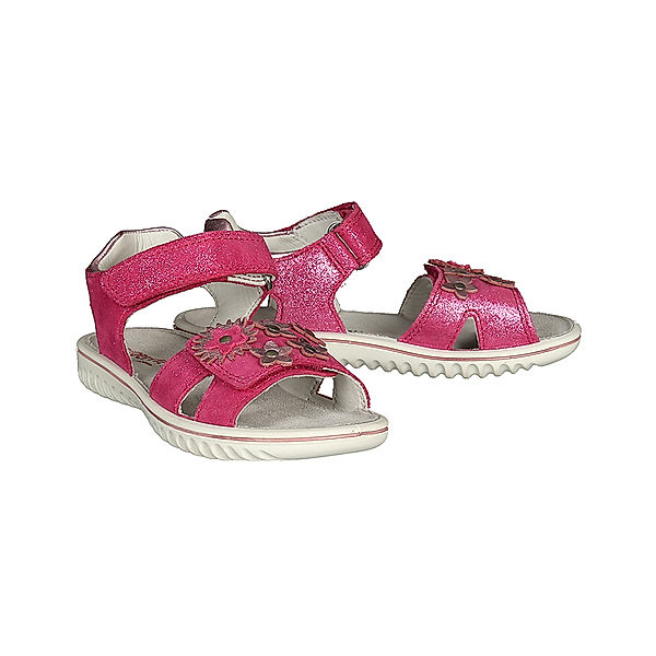 Superfit Klett-Sandalen SPARKLE GLITTER in pink