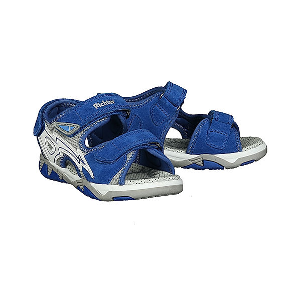 RICHTER Klett-Sandalen SPORTY FLASH in blau/grau