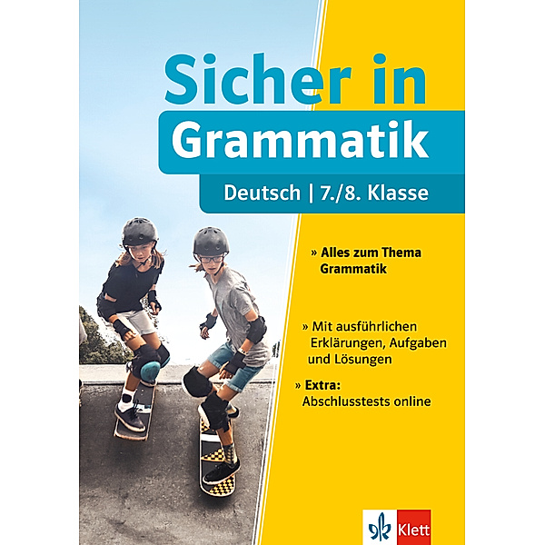 Klett Sicher in Deutsch Grammatik 7./8. Klasse
