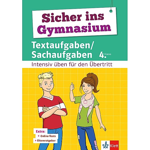 Klett Sicher ins Gymnasium Textaufgaben/Sachaufgaben 4. Klasse / Sicher ins Gymnasium, Detlev Heuchert