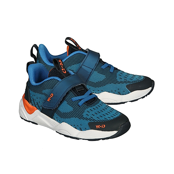 Lurchi Klett-Sneaker LEIF in navy/blue/orange