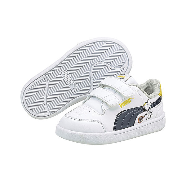 Puma Klett-Sneaker PEANUTS SHUFFLE V INF in weiss/schwarz