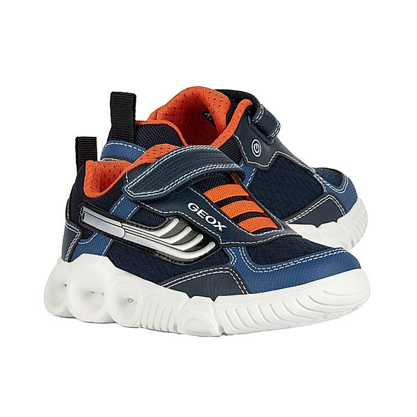 GEOX Klett-Sneaker WROOM in navy/orange