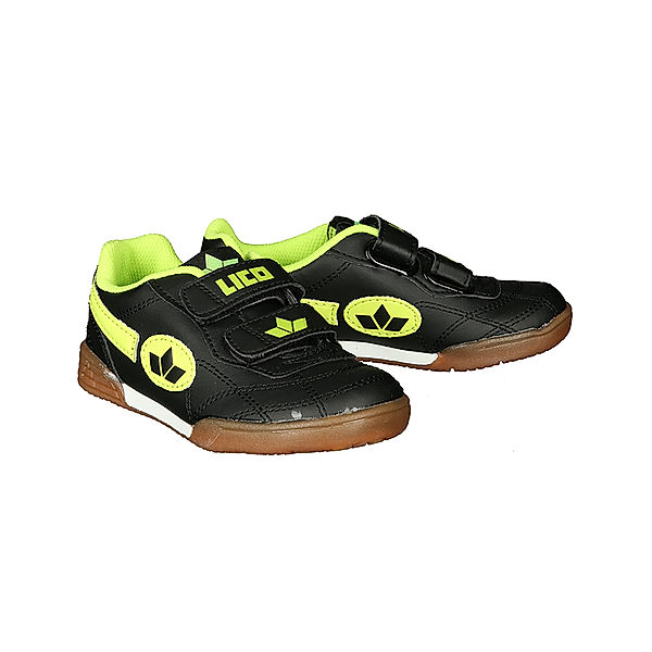 Lico Klett-Sportschuhe BERNIE V in schwarz/lemon