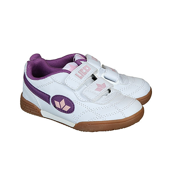 LICO Klett-Sportschuhe BERNIE V in weiss/lila